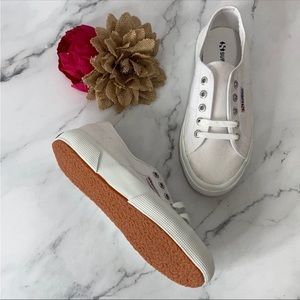 SUPERGA White Cotu Sneaker 7.5M